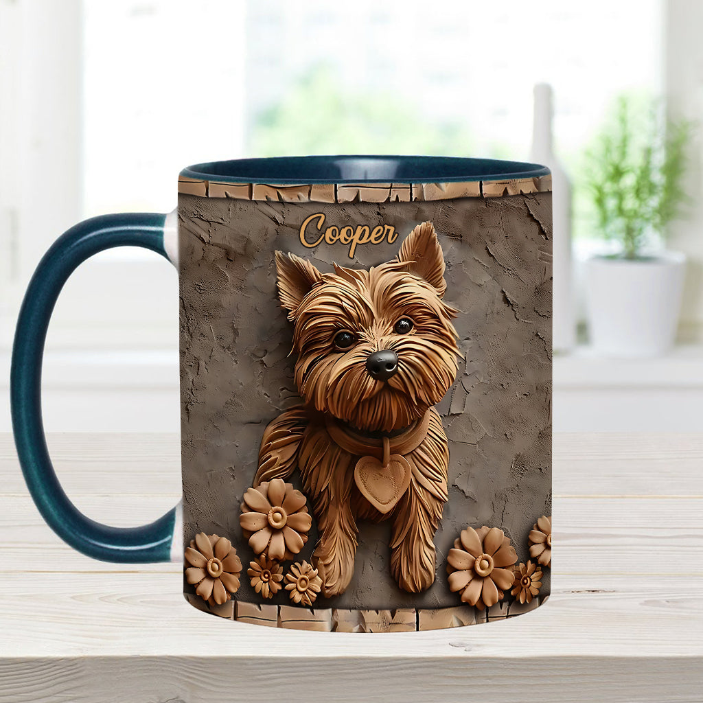 Niedlicher Yorkshire Terrier - Personalisierte Tasse mit Hundemotiv