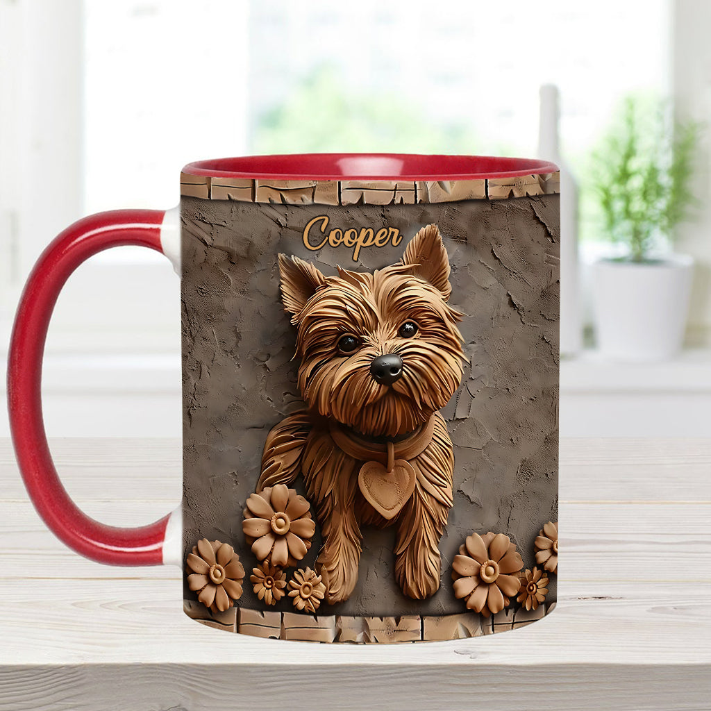 Niedlicher Yorkshire Terrier - Personalisierte Tasse mit Hundemotiv