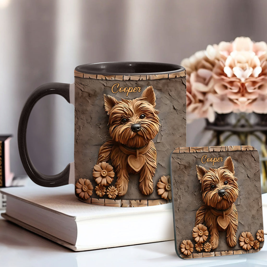 Niedlicher Yorkshire Terrier - Personalisierte Tasse mit Hundemotiv