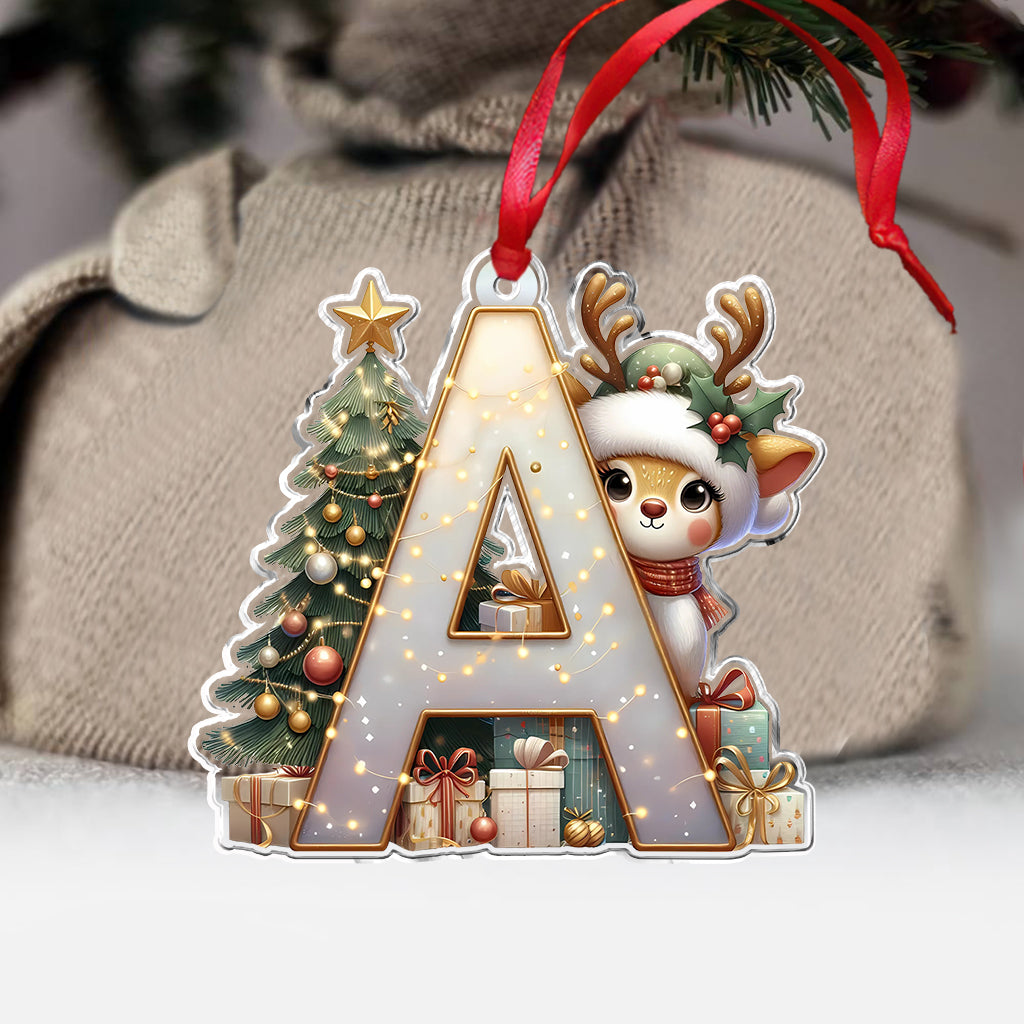 Reindeer Family - Personalized Family Ornament