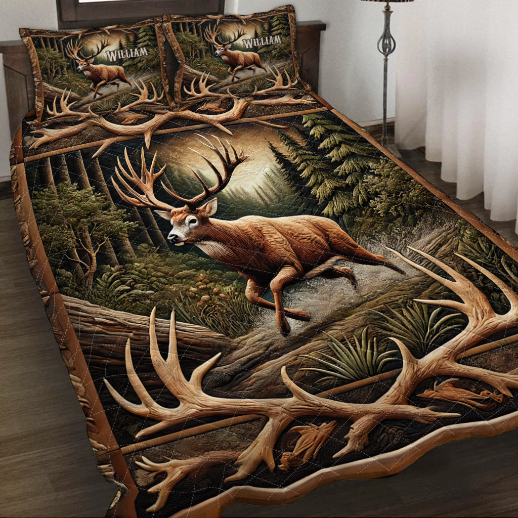 Liebe zur Jagd – Personalisiertes Jagd-Quilt-Set
