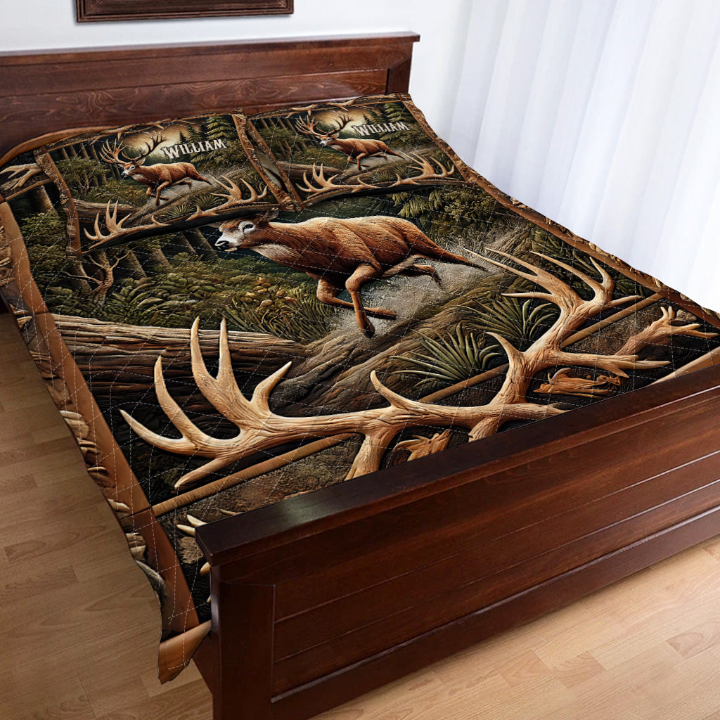 Liebe zur Jagd – Personalisiertes Jagd-Quilt-Set