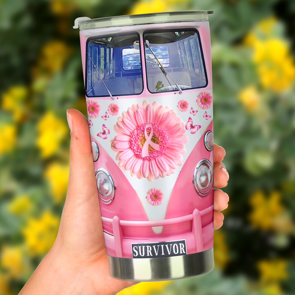 Survivor Breast Cancer Awareness Tumbler 0622