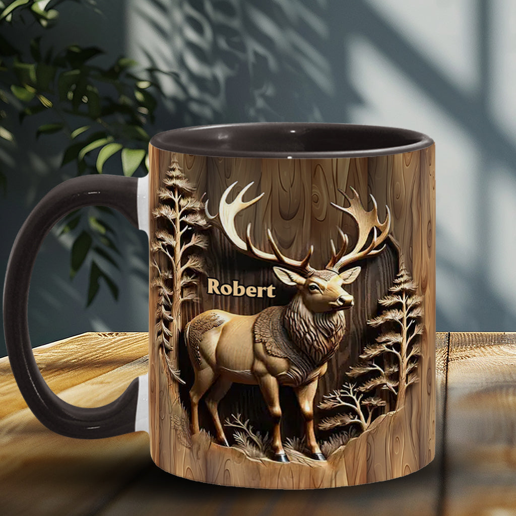 Liebe zur Jagd – Personalisierte Tasse mit Jagdmotiv