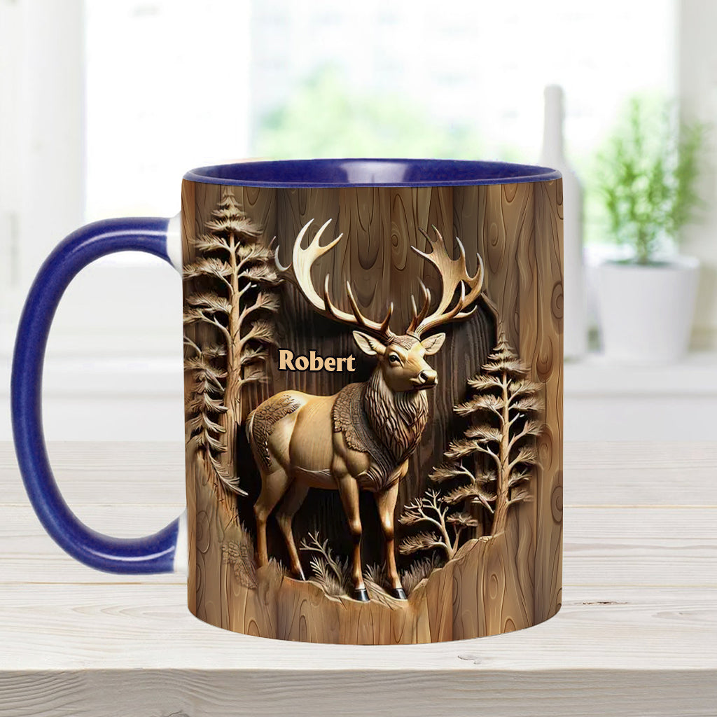Liebe zur Jagd – Personalisierte Tasse mit Jagdmotiv