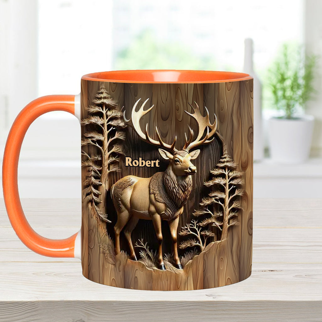 Liebe zur Jagd – Personalisierte Tasse mit Jagdmotiv