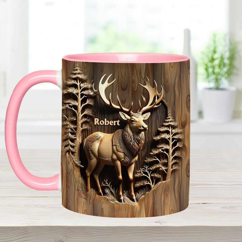 Liebe zur Jagd – Personalisierte Tasse mit Jagdmotiv