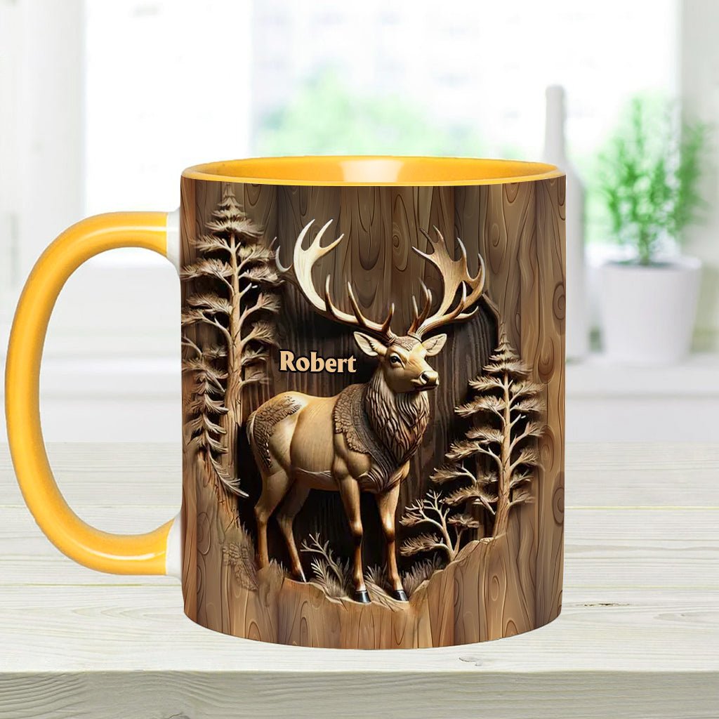 Liebe zur Jagd – Personalisierte Tasse mit Jagdmotiv
