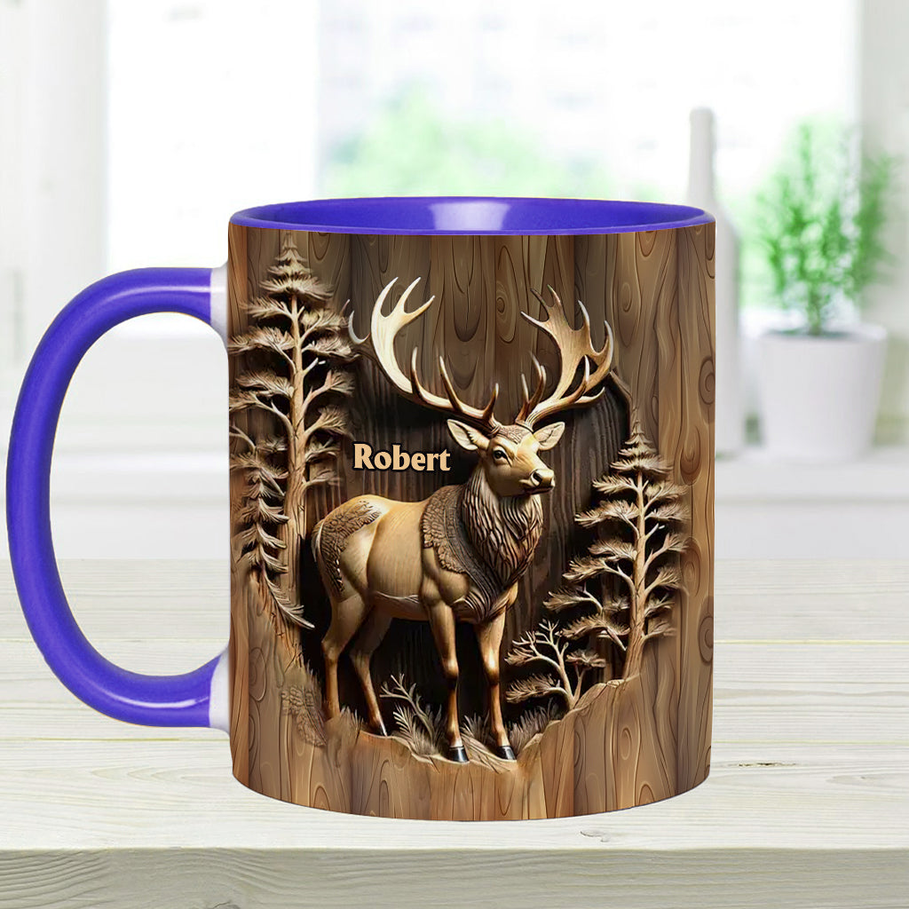 Liebe zur Jagd – Personalisierte Tasse mit Jagdmotiv