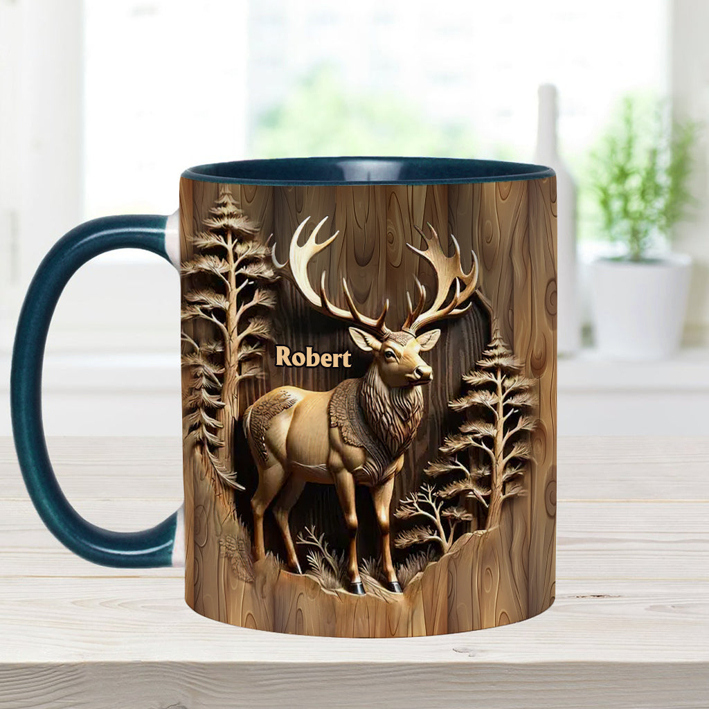 Liebe zur Jagd – Personalisierte Tasse mit Jagdmotiv