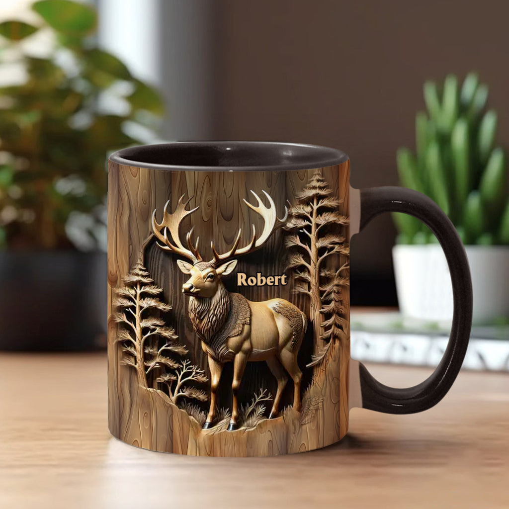 Liebe zur Jagd – Personalisierte Tasse mit Jagdmotiv