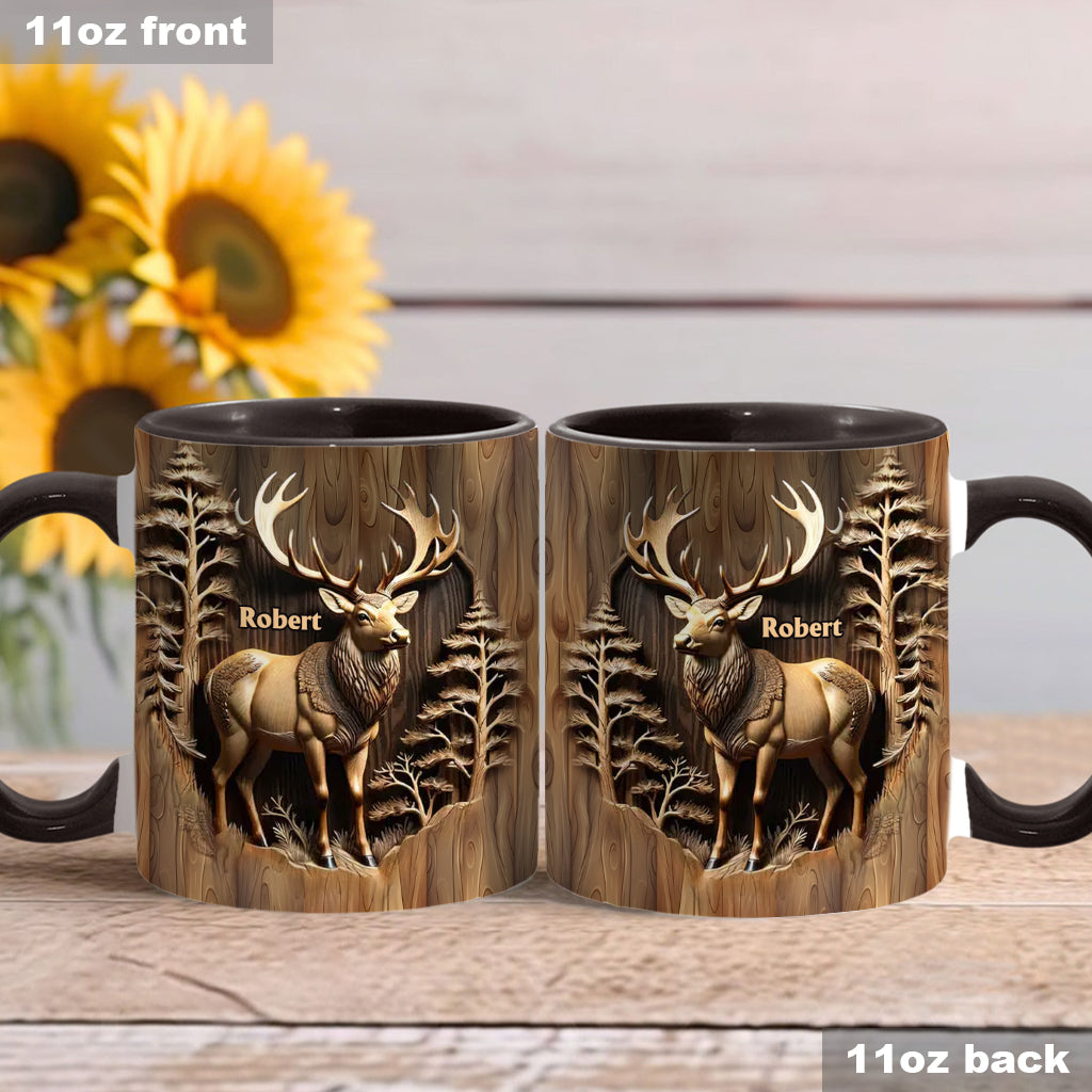 Liebe zur Jagd – Personalisierte Tasse mit Jagdmotiv