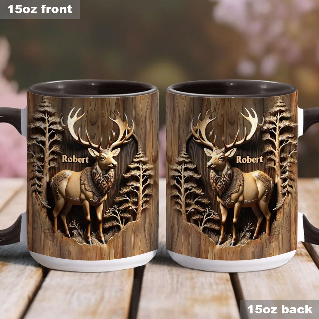 Liebe zur Jagd – Personalisierte Tasse mit Jagdmotiv