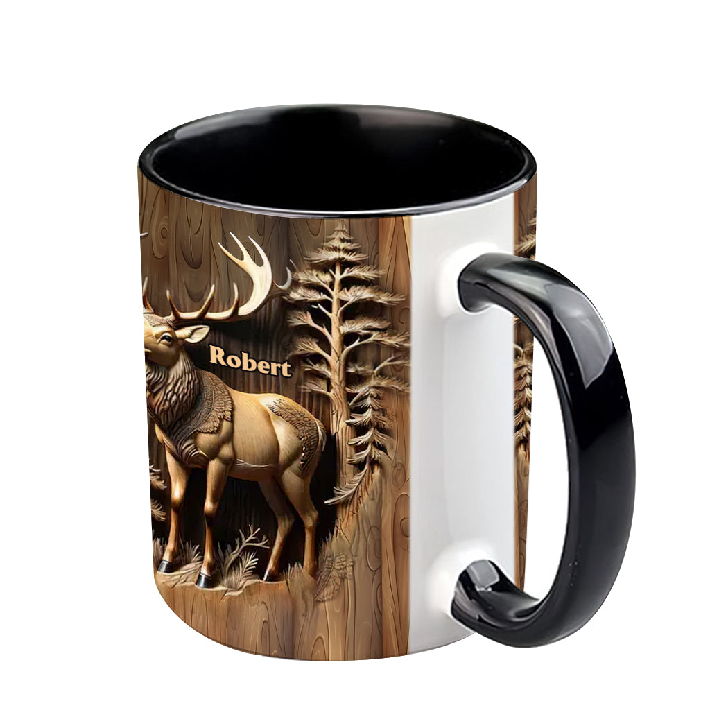 Liebe zur Jagd – Personalisierte Tasse mit Jagdmotiv