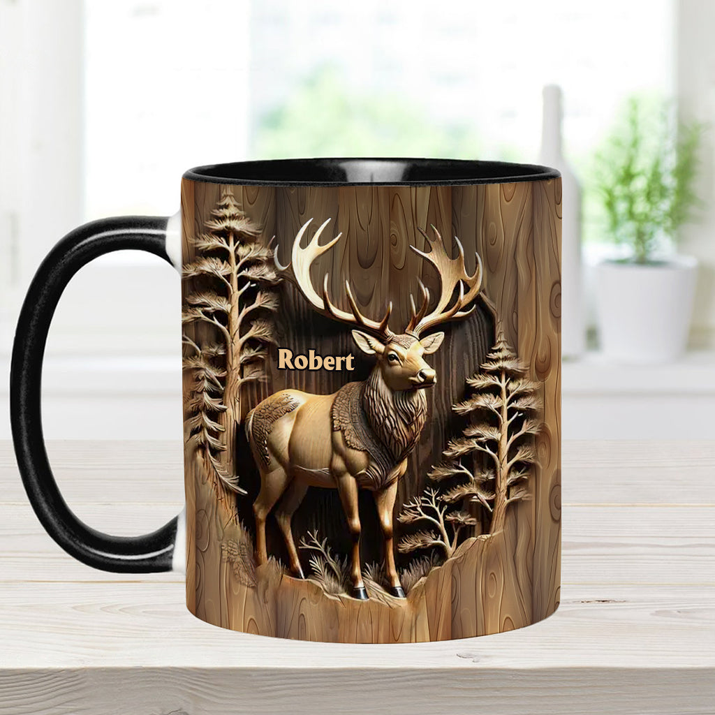 Liebe zur Jagd – Personalisierte Tasse mit Jagdmotiv