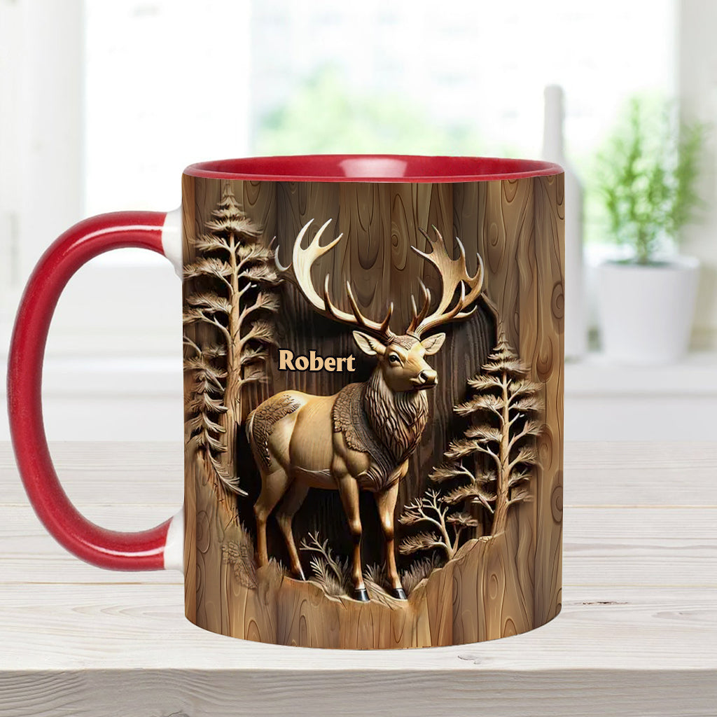 Liebe zur Jagd – Personalisierte Tasse mit Jagdmotiv