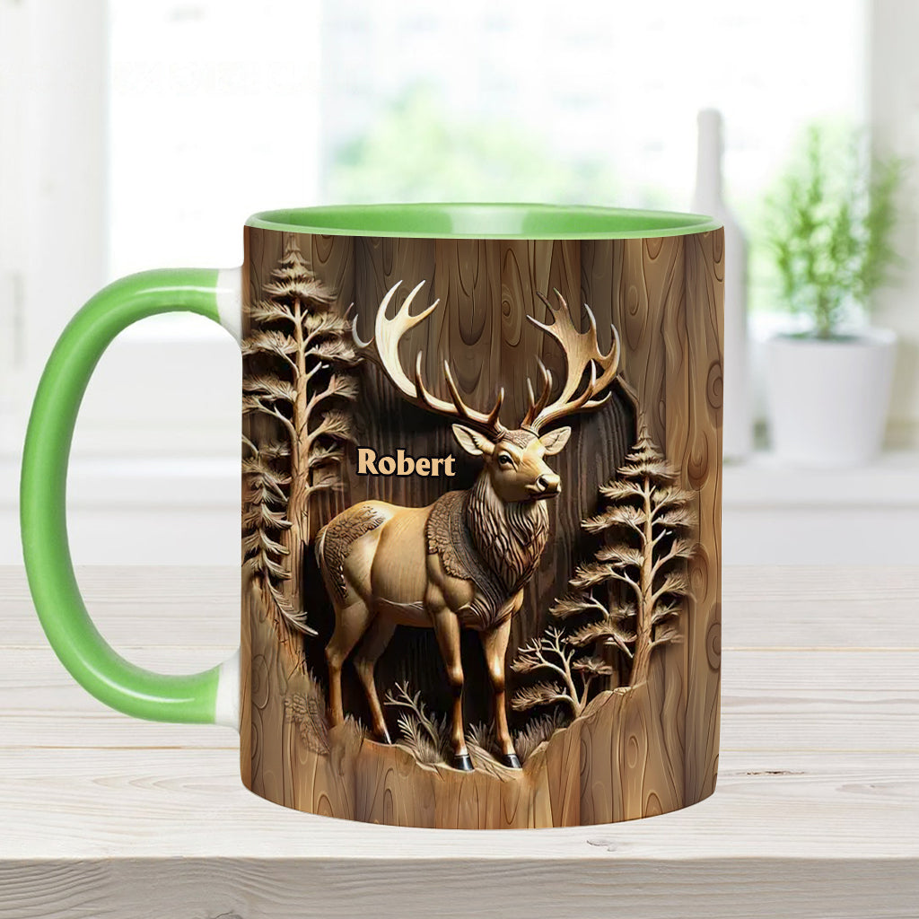 Liebe zur Jagd – Personalisierte Tasse mit Jagdmotiv