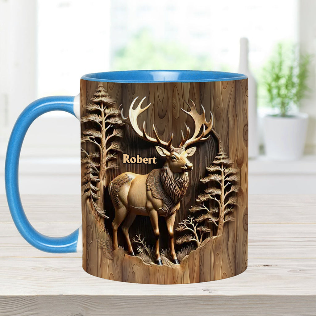 Liebe zur Jagd – Personalisierte Tasse mit Jagdmotiv