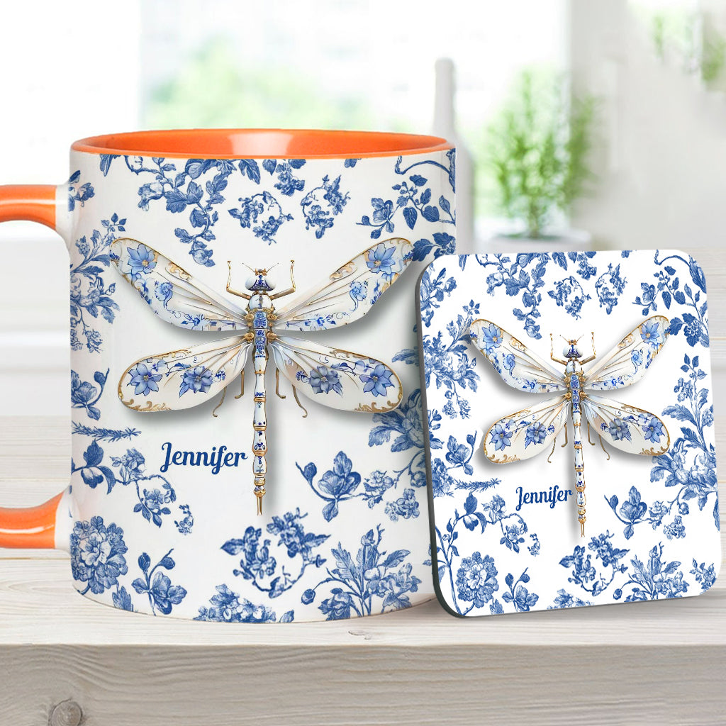 Libellenliebe – Personalisierte Gartentasse