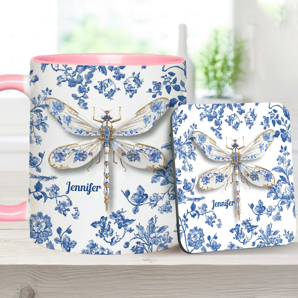 Libellenliebe – Personalisierte Gartentasse