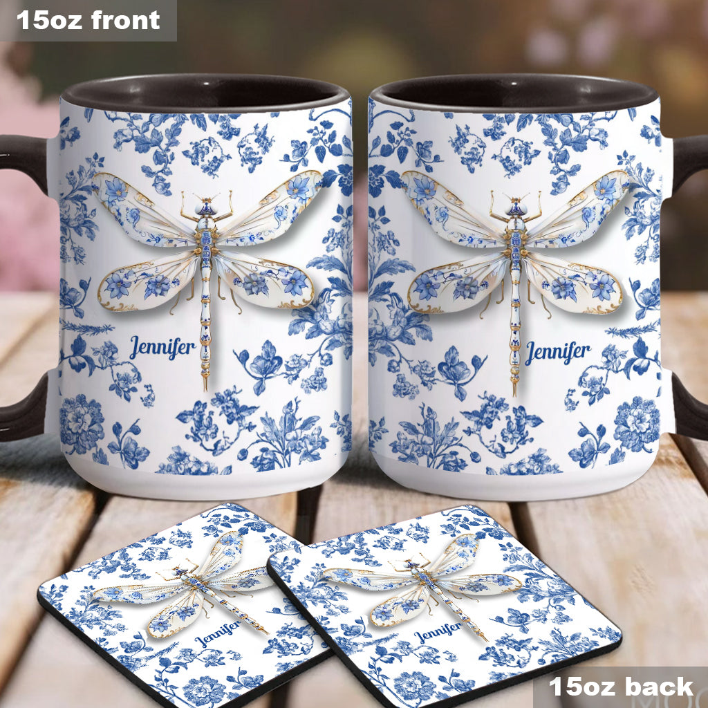 Libellenliebe – Personalisierte Gartentasse
