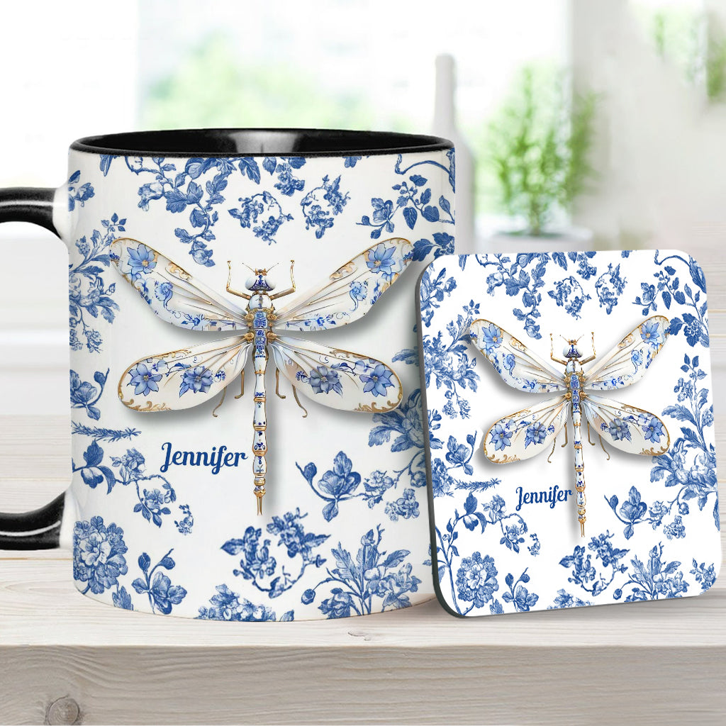 Libellenliebe – Personalisierte Gartentasse