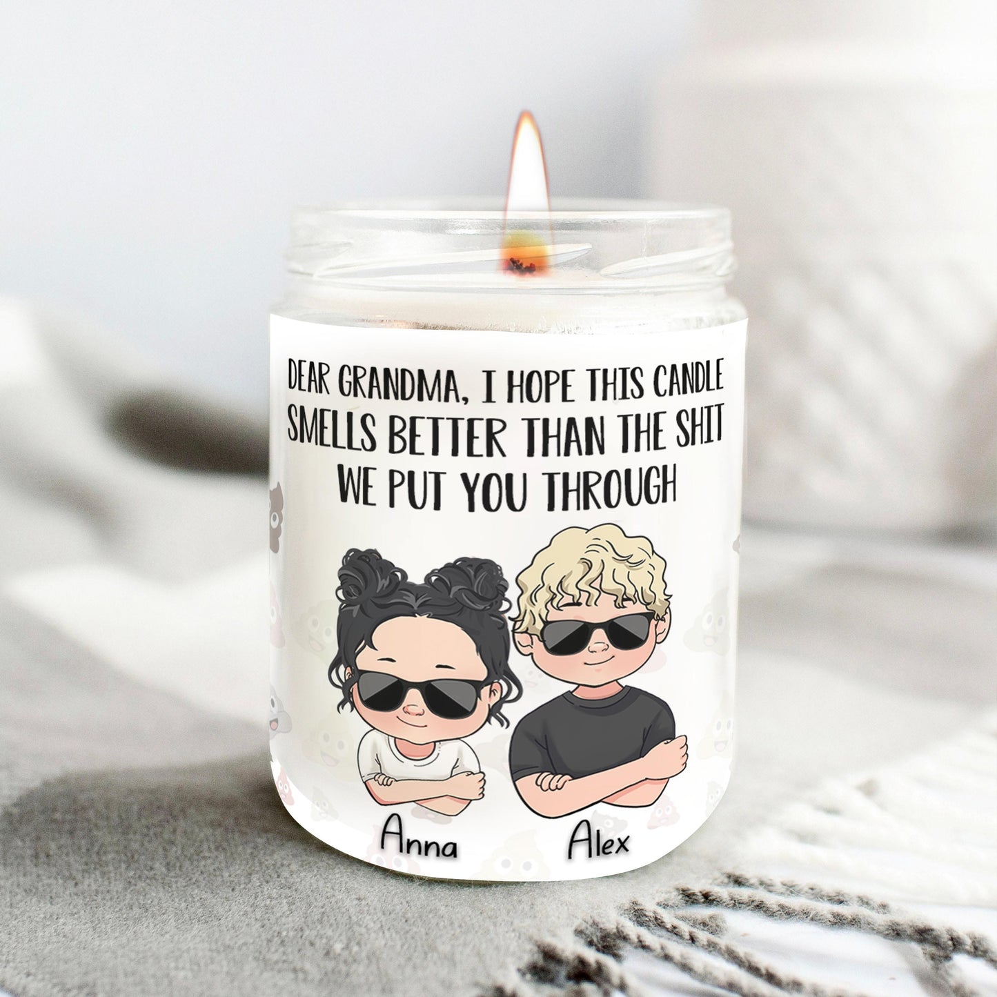 Liebe Mama, lieber Papa – Lustiges Geschenk – Personalisierte Geschenkidee für Mama, Oma, Opa, Papa 