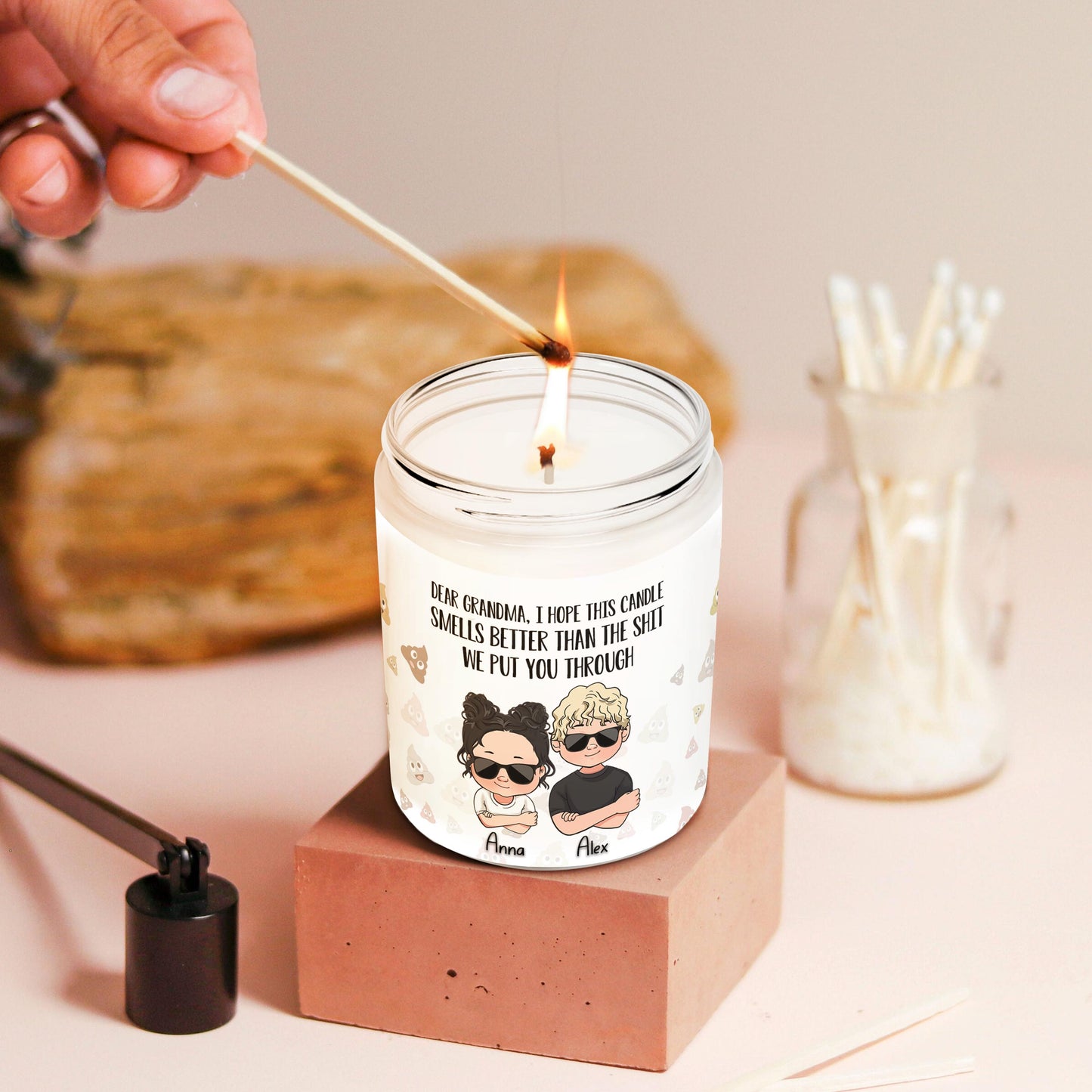 Liebe Mama, lieber Papa – Lustiges Geschenk – Personalisierte Geschenkidee für Mama, Oma, Opa, Papa 