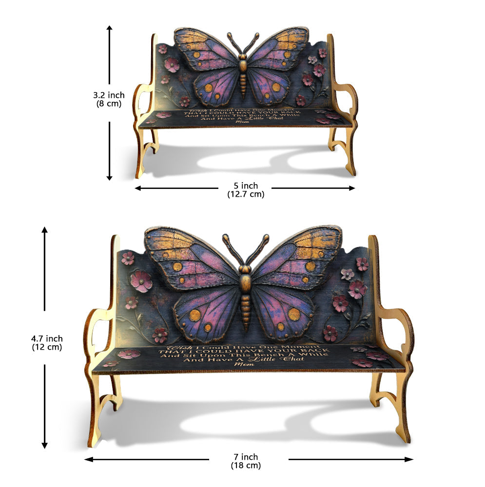 Ich stehe hinter dir – Personalisierte Gedenkbank aus Holz