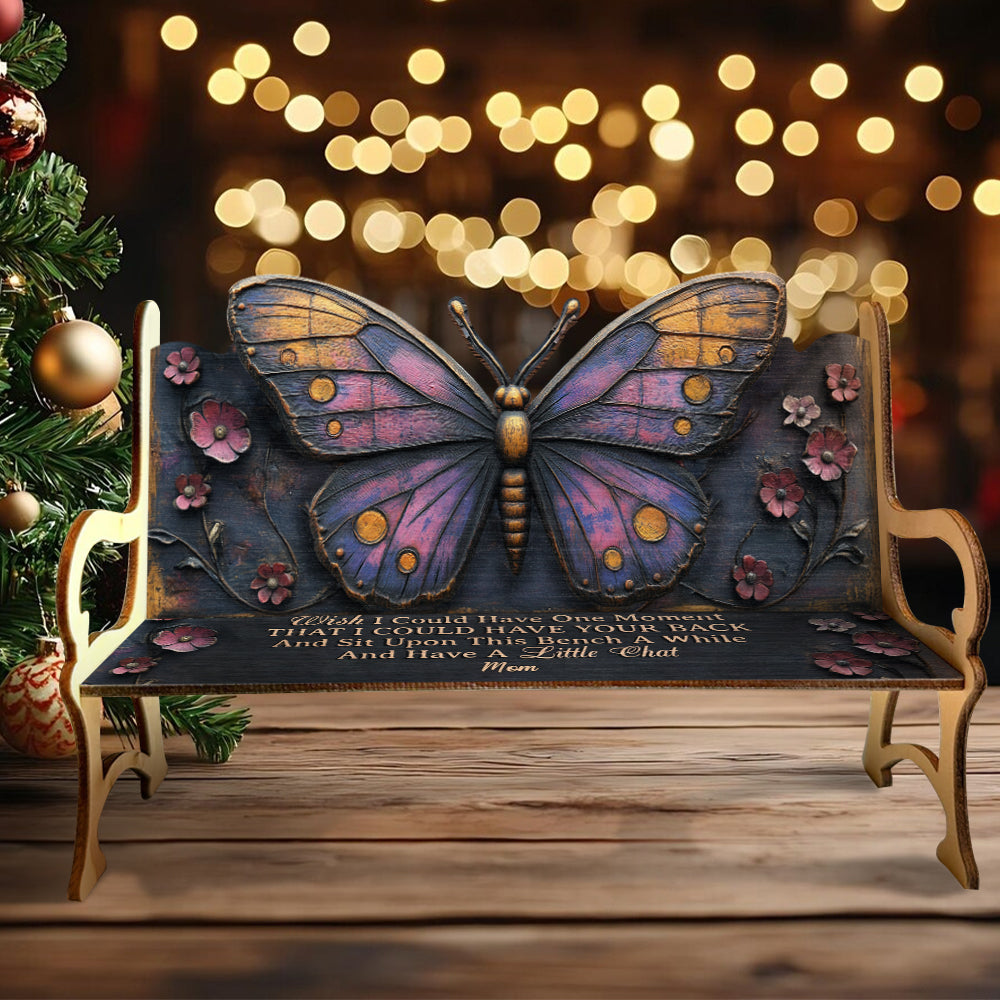 Ich stehe hinter dir – Personalisierte Gedenkbank aus Holz