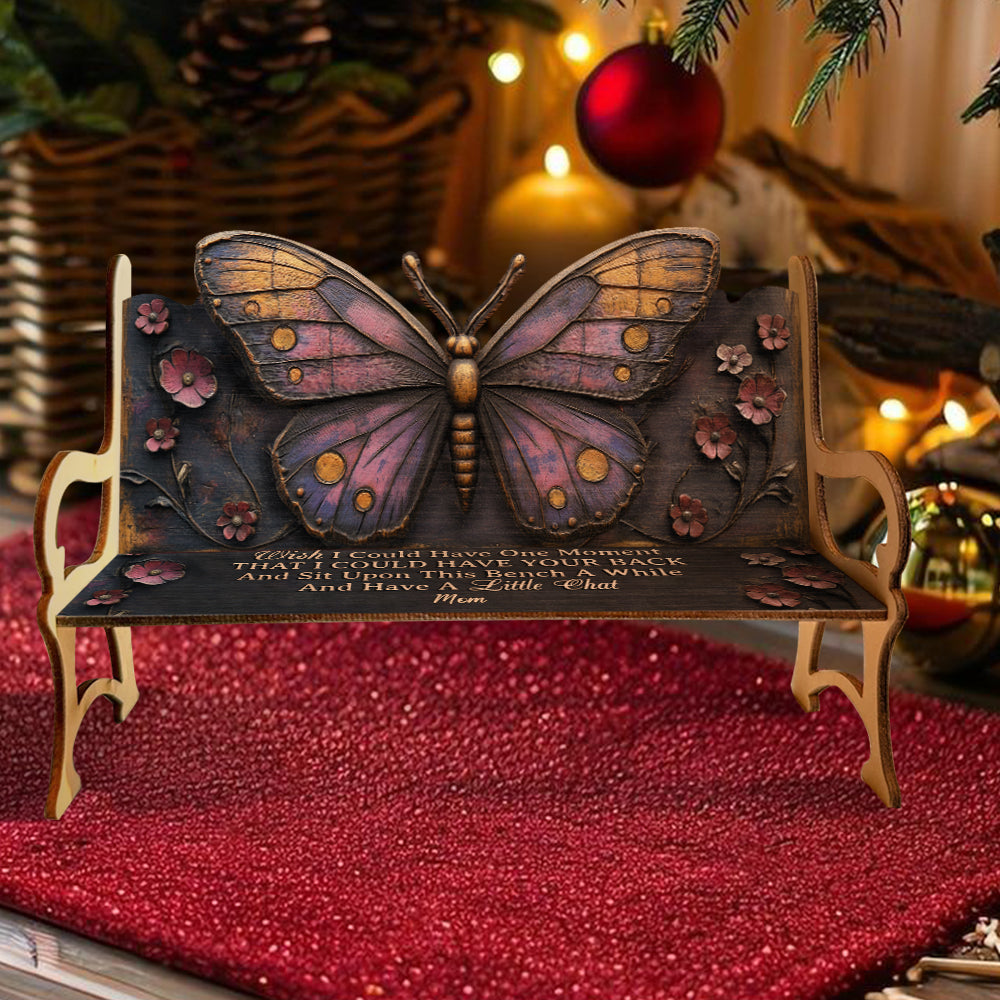 Ich stehe hinter dir – Personalisierte Gedenkbank aus Holz