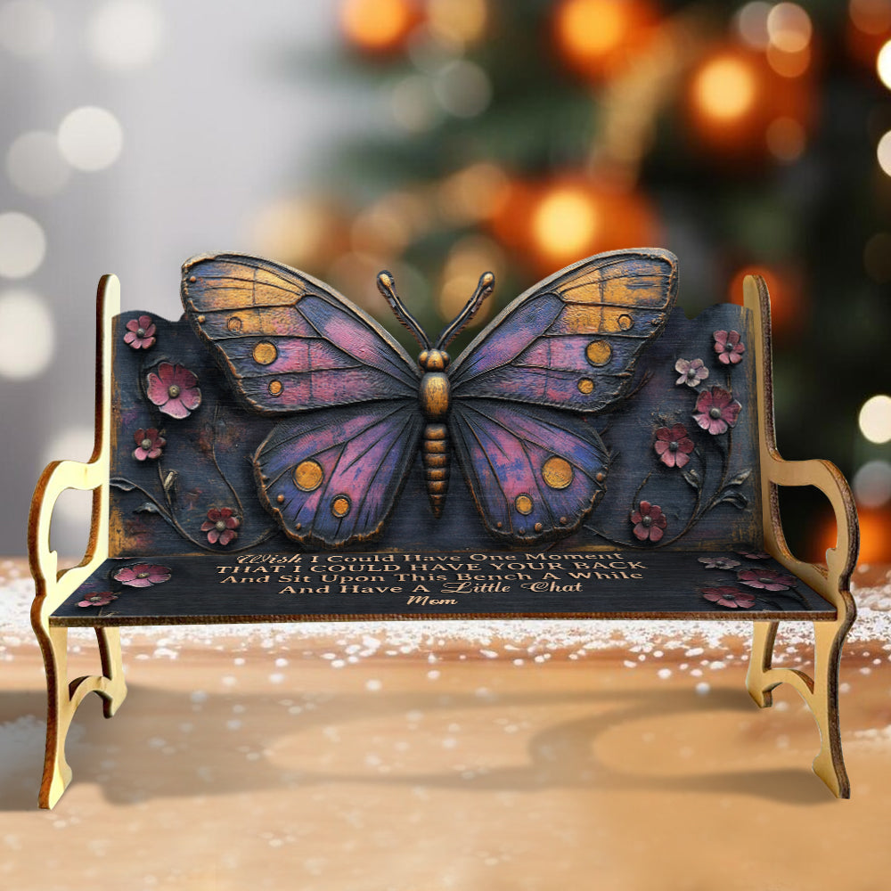 Ich stehe hinter dir – Personalisierte Gedenkbank aus Holz