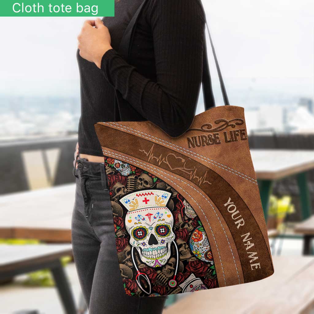 Nurse Life – Personalisierte Tragetasche für Krankenschwestern