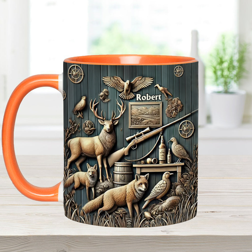 Bester Jäger aller Zeiten - Personalisierte Tasse mit Jagdmotiv