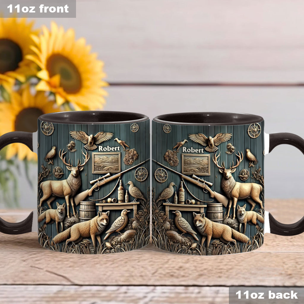 Bester Jäger aller Zeiten - Personalisierte Tasse mit Jagdmotiv