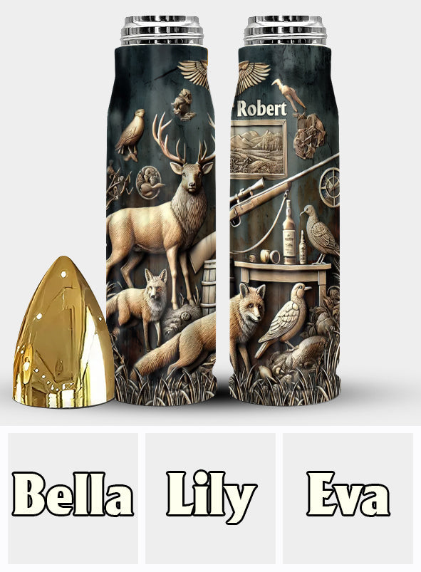 Best Hunter Ever - Personalized Hunting Bullet Tumbler