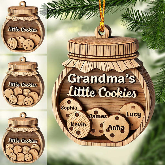 Grandma's Little Cookies - Personalized Grandma Ornament