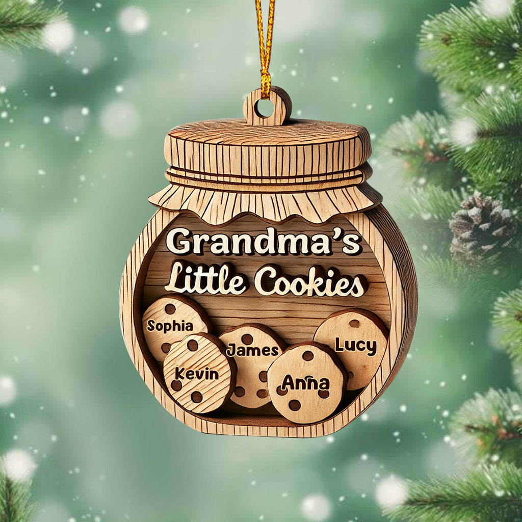 Grandma's Little Cookies - Personalized Grandma Ornament