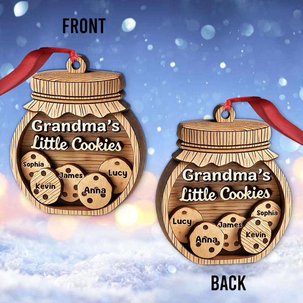 Grandma's Little Cookies - Personalized Grandma Ornament