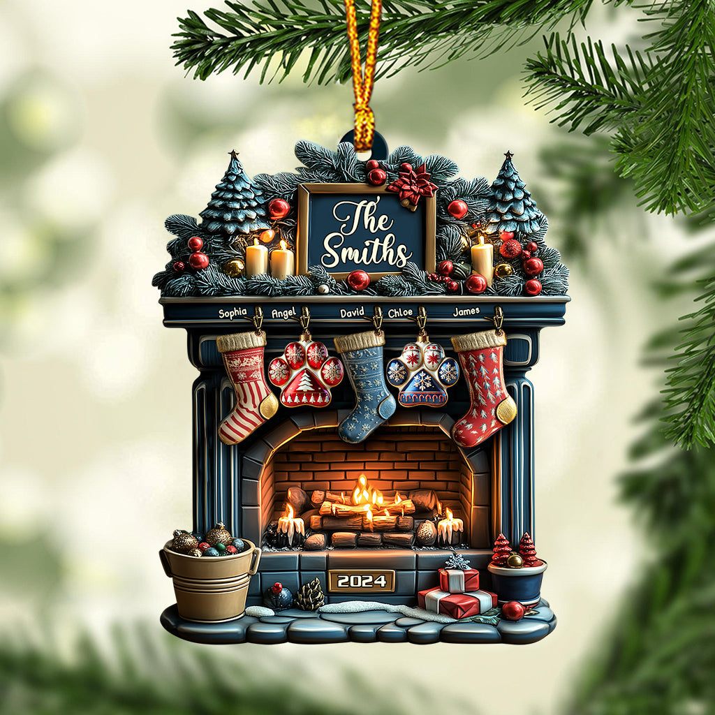 Frohe Weihnachten 2024 – Personalisierter Familienschmuck