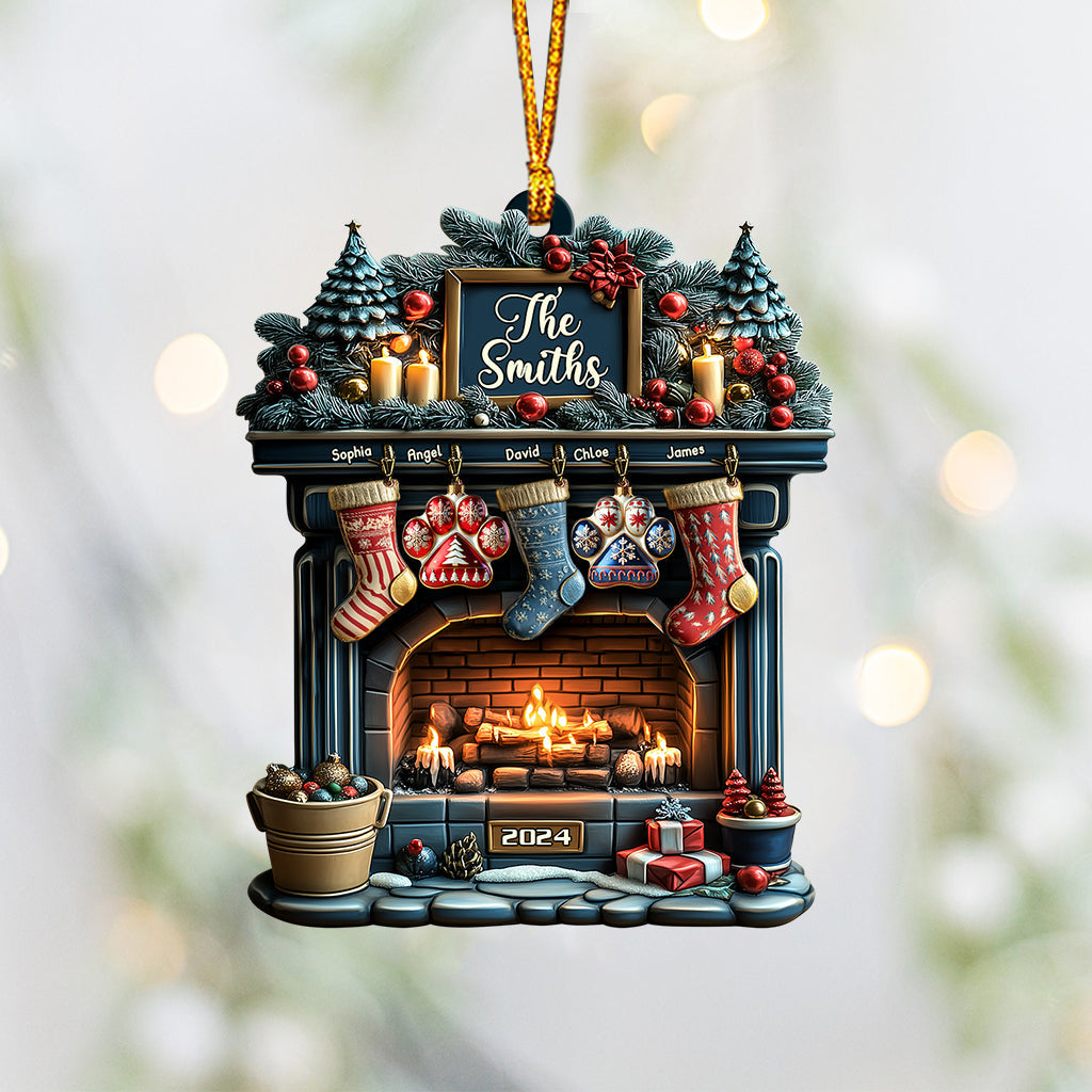 Frohe Weihnachten 2024 – Personalisierter Familienschmuck