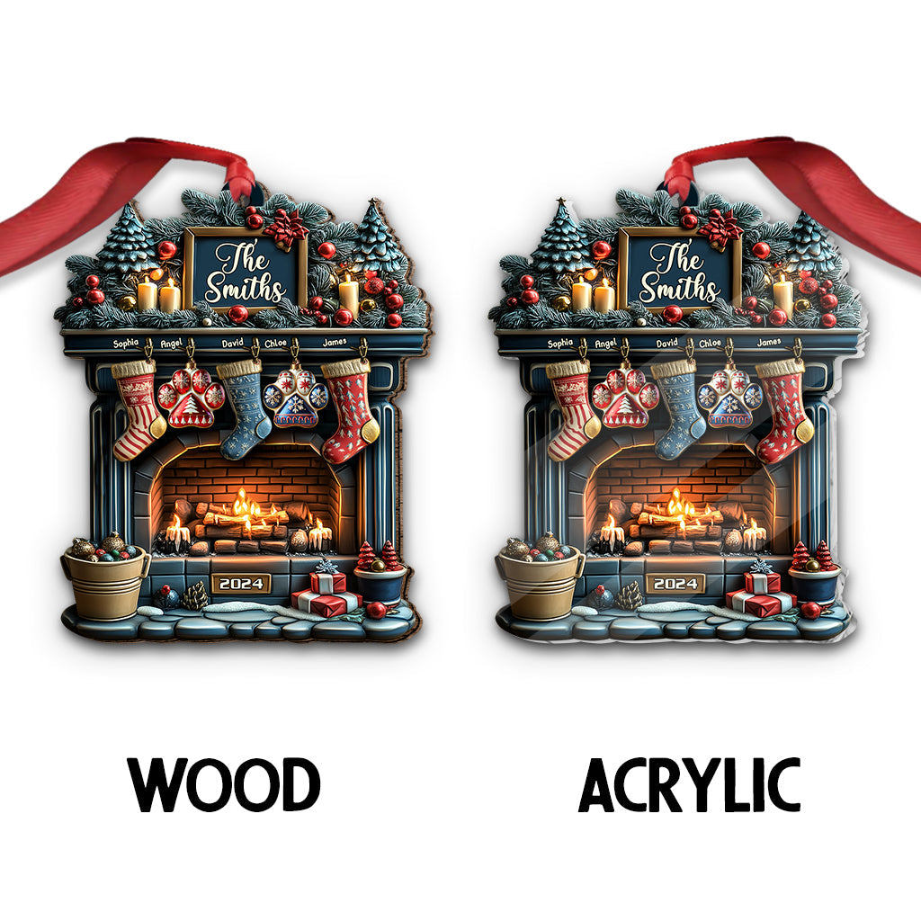 Frohe Weihnachten 2024 – Personalisierter Familienschmuck