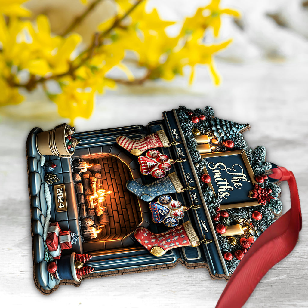 Frohe Weihnachten 2024 – Personalisierter Familienschmuck