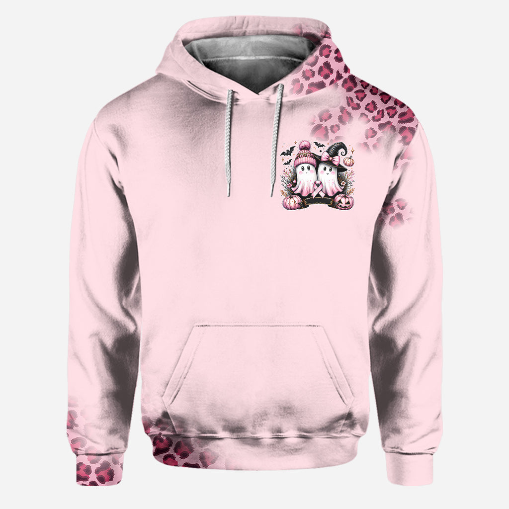 In October We Wear Pink - Personalized Breast Cancer Awareness Hoodie and Leggings