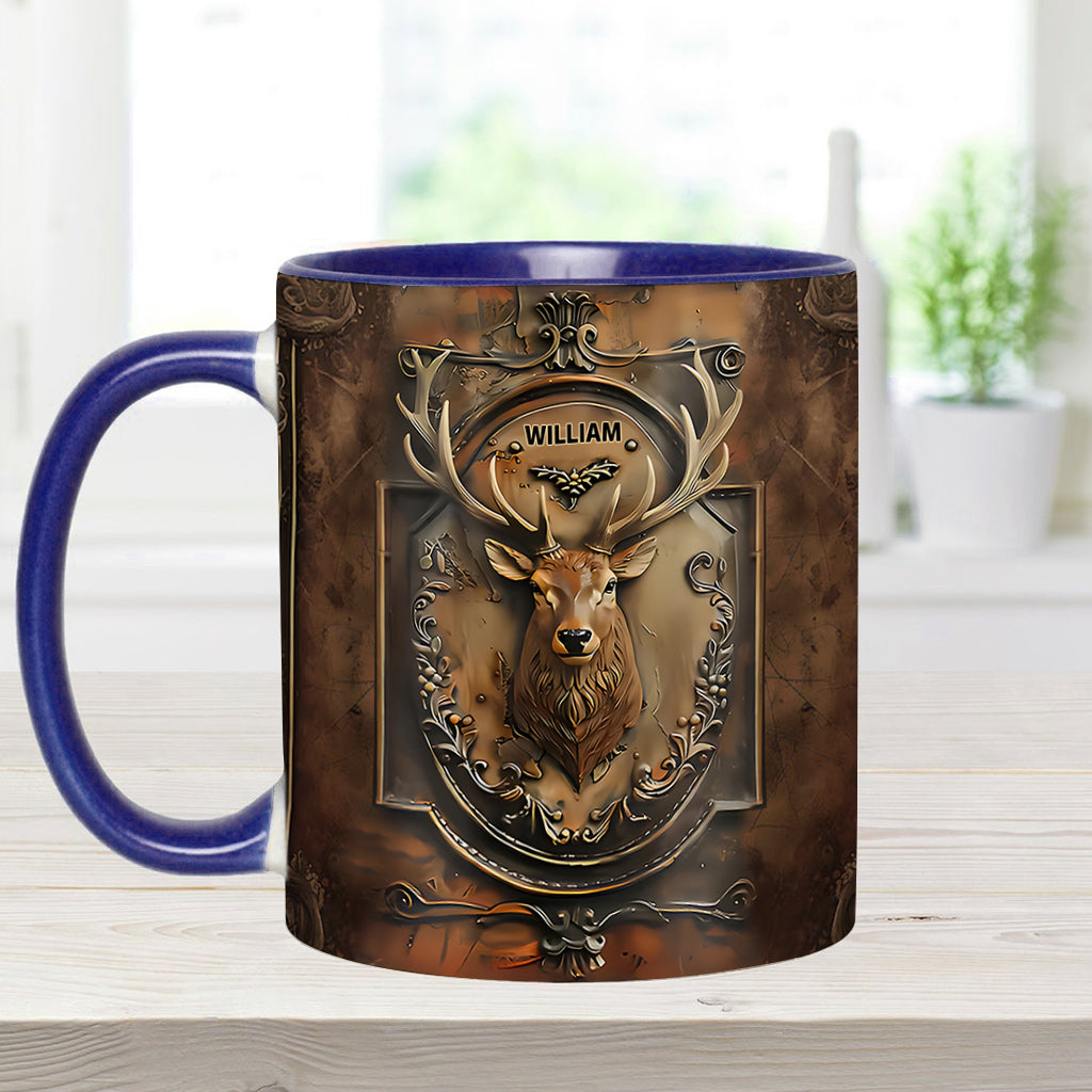 Hirschjäger - Personalisierter Becher mit Jagdmotiv
