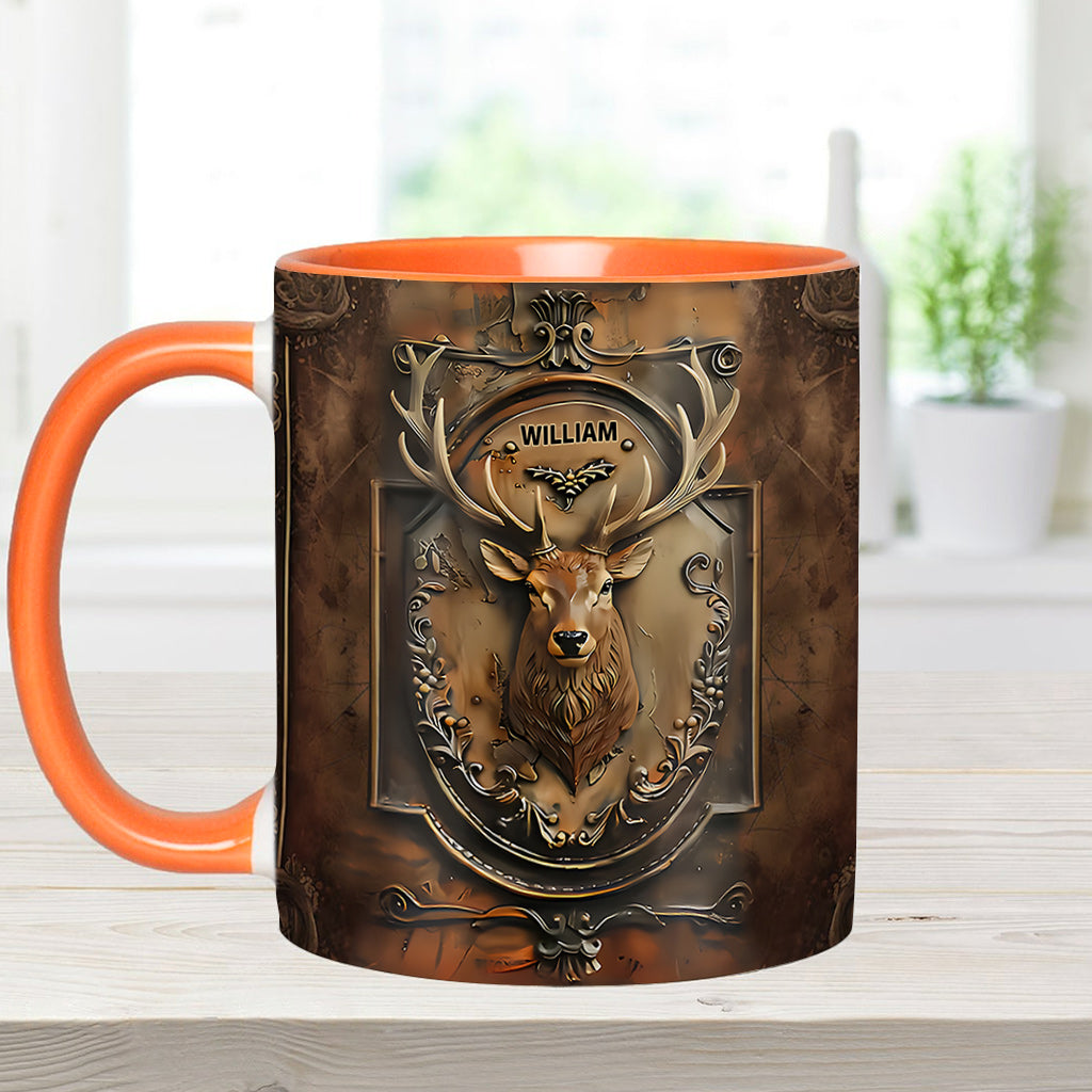 Hirschjäger - Personalisierter Becher mit Jagdmotiv