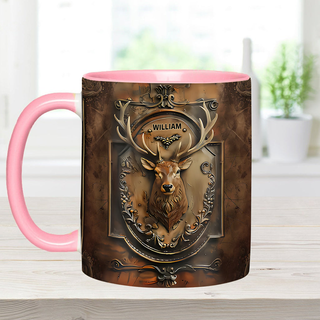 Hirschjäger - Personalisierter Becher mit Jagdmotiv