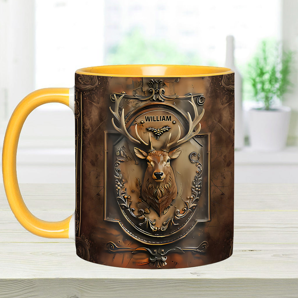 Hirschjäger - Personalisierter Becher mit Jagdmotiv