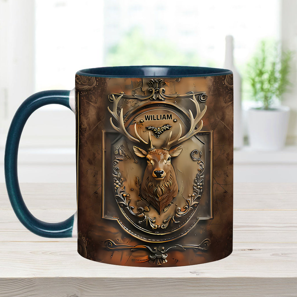 Hirschjäger - Personalisierter Becher mit Jagdmotiv