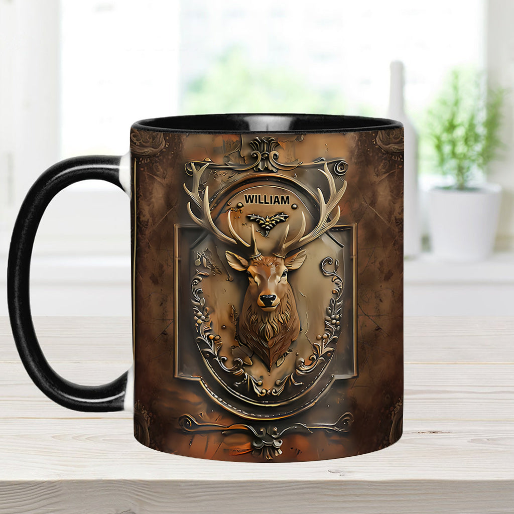 Hirschjäger - Personalisierter Becher mit Jagdmotiv